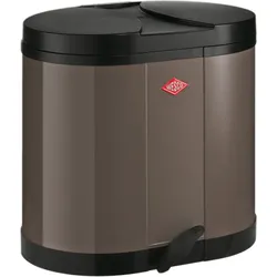 Beta Mülleimer 2 x 15 l braun
