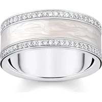 Thomas Sabo Ring, in silber, weiß | Gr.: 56