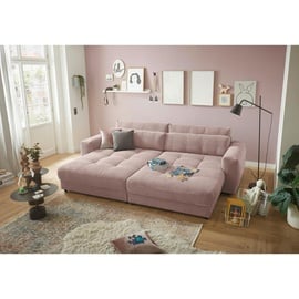 MID.YOU Bigsofa Barura Loveseat ca. 292x194 cm Hellrosa