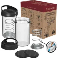 Lilawelt24 Glasschinkenkocher - Duo-Set Schinkenkocher Druckschinkenkocher, Fleischpresse