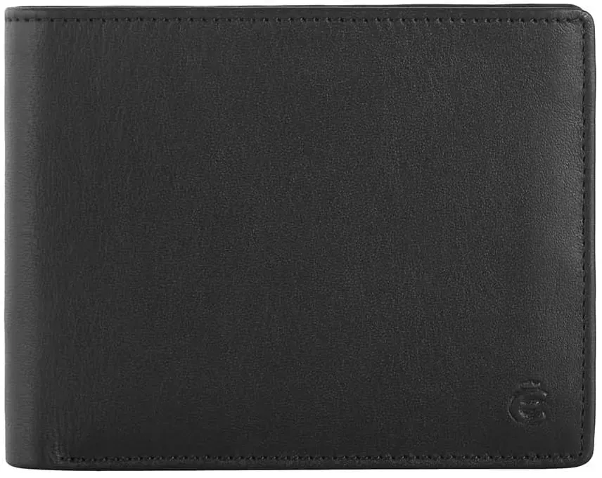 Esquire Querbörse Herren Logo 2020 11 CC Cards.Logo schwarz