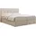MKS Boxspringbett 120 x 200 cm H3 Beige