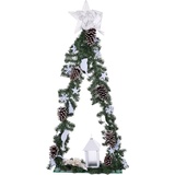 Myflair Möbel & Accessoires Dekobaum Weihnachtsdeko mit 70 warmweißen LED's, Höhe ca. 127 cm weiß