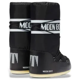 MOON BOOT für Damen. 80D1400440 Icon Nylon Stiefel schwarz (31/34), Wohnung, Keine, Lässig, Schnee