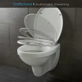 Blumfeldt Celesto Toilettendeckel O-Form Absenkautomatik antibakteriell
