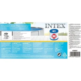 Intex Filterkartusche Typ H 29007
