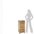 5five simply smart Simply Smart Schrank 41 x 41 x 93 cm Braun/Weiß