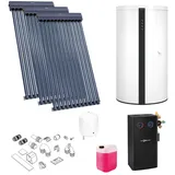 13,86m2 Viessmann Solaranlage Vitosol 300-TM SP3C, 950 L Vitocell 340-M SVKC Weiß