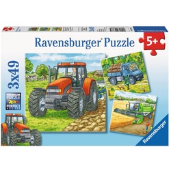 Ravensburger Puzzle »Große Landmaschinen«, 147 Puzzleteile bunt