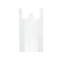 ryanpack Hemdchentragetaschen Weiß 28x14x48 cm – HDPE 2 | Reißfest, Lebensmittelecht, Einkaufstüten Plastik – 1000 Stück