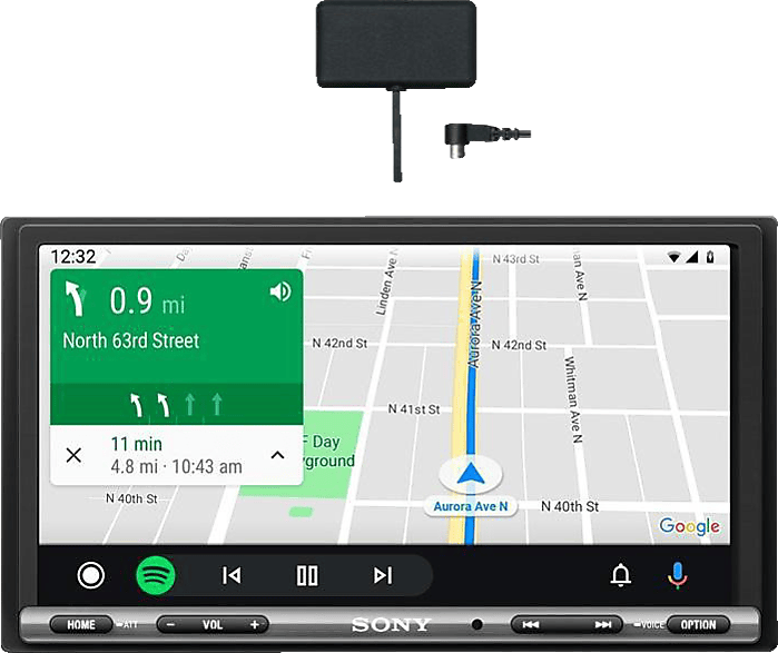 SONY XAV-AX3250 DAB+ Media Receiver CarPlay/Android Auto inkl Antenne Autoradio 2 DIN (Doppel-DIN), 55 Watt