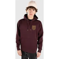Absolut Park Park Line Hoodie red brown Gr. S
