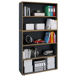 VCM Salia Aktenregal 100 x 0 x 0 cm Schwarz