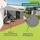 WINDHAGER Sonnensegel Capri grau 4 x 4 x 4 m