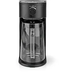 Nedis Eiskaffee & Eistee Zubereiter - Filter Kaffee - 2.5 l - 6 Tassen - Schwarz