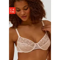 VIVANCE Bügel-BH, aus blumiger Spitze, im hübschen Balconnet-Schnitt, Dessous