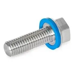 1581-M16-70-MT-E Edelstahl-Schrauben, Hygienic Design, niedriger Kopf