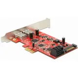 DeLock 89389 > PCIe x1 SATA 6Gb/s 2x SATA + 2x USB 3.0