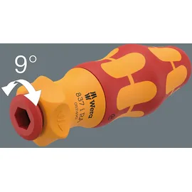 WERA Schraubendreher-Satz VDE 17 extra slim 2 Tool Finder 17-tlg. Rot/Yellow