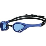 arena Cobra Ultra Swipe Unisex-Wettkampfbrille für Erwachsene, Schwimmbrille mit Gebogenen Gläsern, Anti-Beschlag, UV-Schutz, 5 Austauschbare Nasenstege