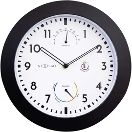 Nextime Daisy 25,5 cm Ø 25,5 cm schwarz