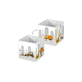 Herding Aufbewahrungsbox Baustelle 30 x 30 x 30 cm 1-tlg. mehrfarbig