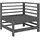 vidaXL Garten-ecksofa grau Holz Kiefer