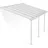 Terrassenüberdachung Olympia 425 x 295 cm weiß