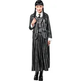 Rubies Damen Wednesday Kostüm Nevermore Academy Uniform Schwarz X-Large für Motto-Party und Halloween