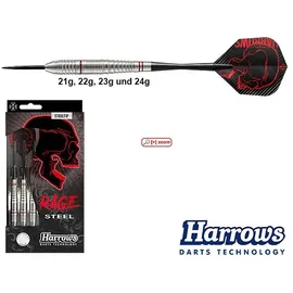 HARROWS Dartpfeile Harrows Rage STEEL steeltip 21 g
