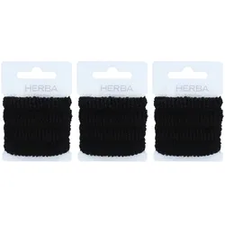Herba Fashion Haargummi 4cm Schwarz
