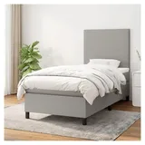 Lattenrost für Bett und Matratze, 90 x 190 cm, Hellgrau