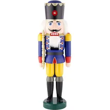 Seiffener Volkskunst eG Nussknacker König 60 cm blau