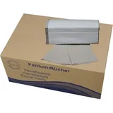 Papierhandtücher 5000 Blatt natur 25x23 cm, ZZ-Falz, 1-lagig RAL-UZ 5 zertifiziert, schont die Ressourcen unserer Umwelt