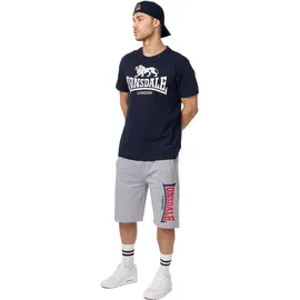 Lonsdale Logo Jam Sportshorts - Marl Grey - L