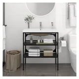 vidaXL Badezimmer-Waschtischgestell mit Waschbecken 0 x 0 cm