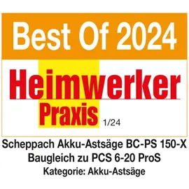 SCHEPPACH BC-PS150-X 20V-IXES inkl. 1 x 2,0 Ah + Ladegerät