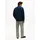 Tommy Hilfiger Cardigan TOMMY HILFIGER "FULL MILANO BASEBALL", Herren, Gr. XL, schwarz night navy, Strick, Obermaterial: 50% Baumwolle, 33% Modal, 15% Polyamid, 2% Elasthan, normal normal, Rippbündchen, Strickjacken, mit feiner Struktur, normale Passform