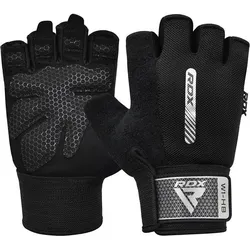 Fitness-Handschuhe W1 - Mit offenen Fingerspitzen - Schwarz - XL XL