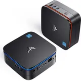 acemagic ACEMAGICIAN AK1PRO Mini PC N5105 2.9GHz 16GB RAM 512GB SSD M.2 Micro Desktop Computer, 4K UHD, WLAN, Gigabit Ethernet, HDMI X 2 für Business, Heimkino, W11 Pro