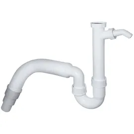Sanit Eisenberg Sanit - Rohrgeruchverschluss G1 1/2x40/50 flexibel Schlauch und Geräteanschluss