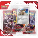 Pokémon Karmesin & Purpur Ewige Rivalen: Kangama 3 Boosterpacks + 1 holografische Promokarte
