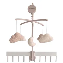 Nattou Mobile Mond & Wolken, grau