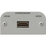 Kindermann Anschlussblende Halbblende 54x54mm HDMI Highspeed mit Ethernet