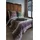 FLEURESSE Aspen Ornamente Streifen Braun 155 x 220 cm + 2 x 80 x 80 cm