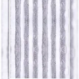 arsvita Flauschvorhang 160x185 cm Unistreifen hellgrau - weiß