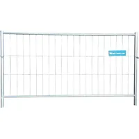 Schake Mobilzaun „Standard”, Höhe: 1,20 m, Ausgleichselement Breite: 2,20