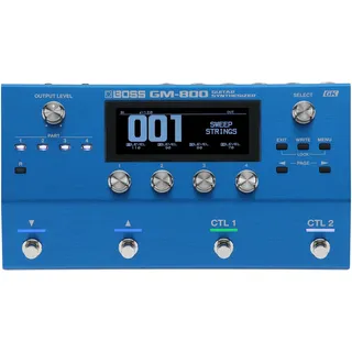 Boss GM-800 Gitarren-Synthesizer | Wegweisender Gitarren- & Bass-Synthesizer mit neu entwickelter Serial GK Schnittstelle | Moderne ZEN-Core Soundengine | Leistungsfähiger Szenen-Workflow