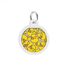 Eggree Pet Id Tag für Hund Katze mit Qr Passport Global Suchsystem von verlorenen Haustieren Digital Id Hund Tag Ducks
