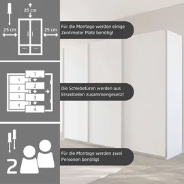 OTTO home Schwebetürenschrank AGORDO 271 x 229 x 62 cm Beige